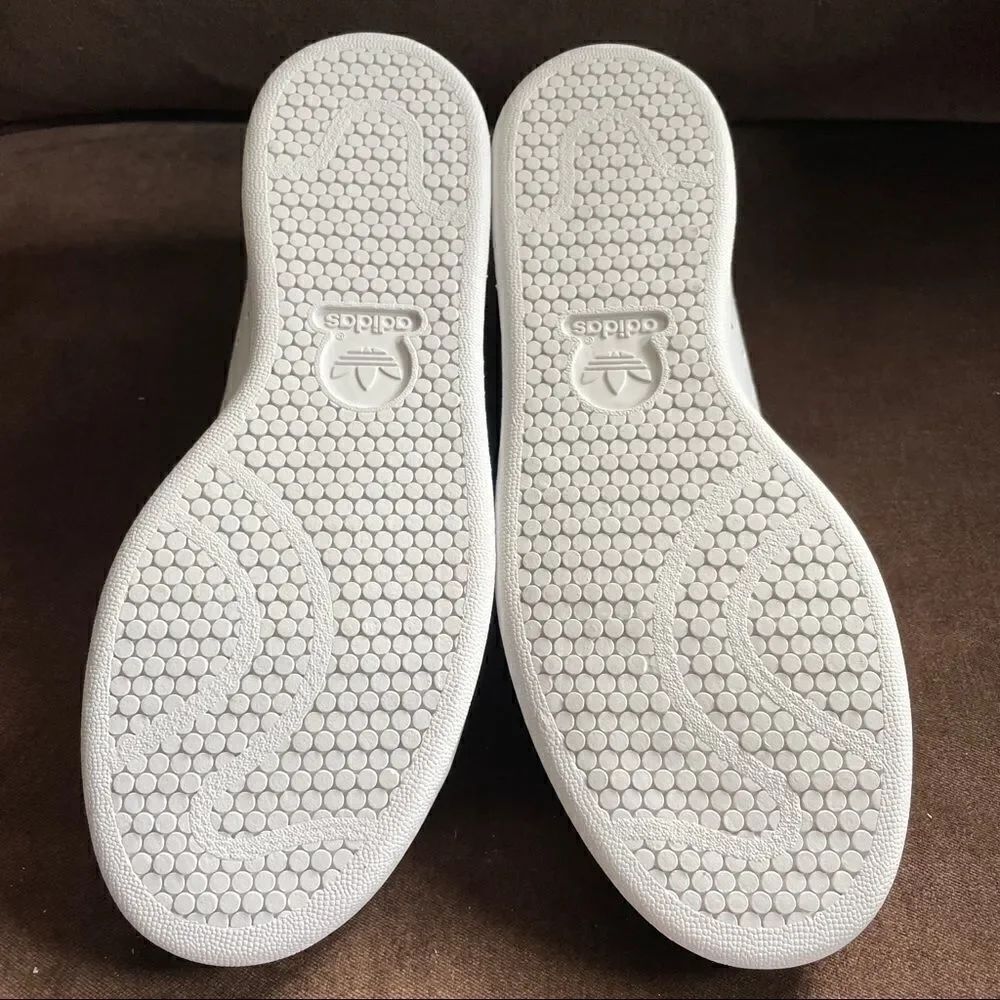 New White Black Stan Smith Adidas court sneakers Womens 9 US 41 1/3 EUR - Picture 5 of 14